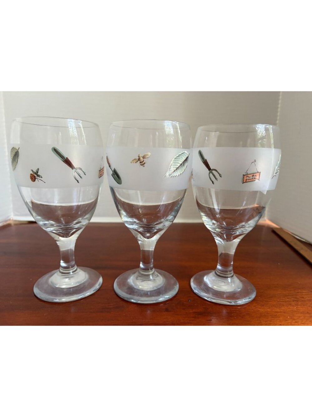 Pfaltzgraff Naturewood 7" High Iced Tea Glasses, Discontinued (Qty. 3)